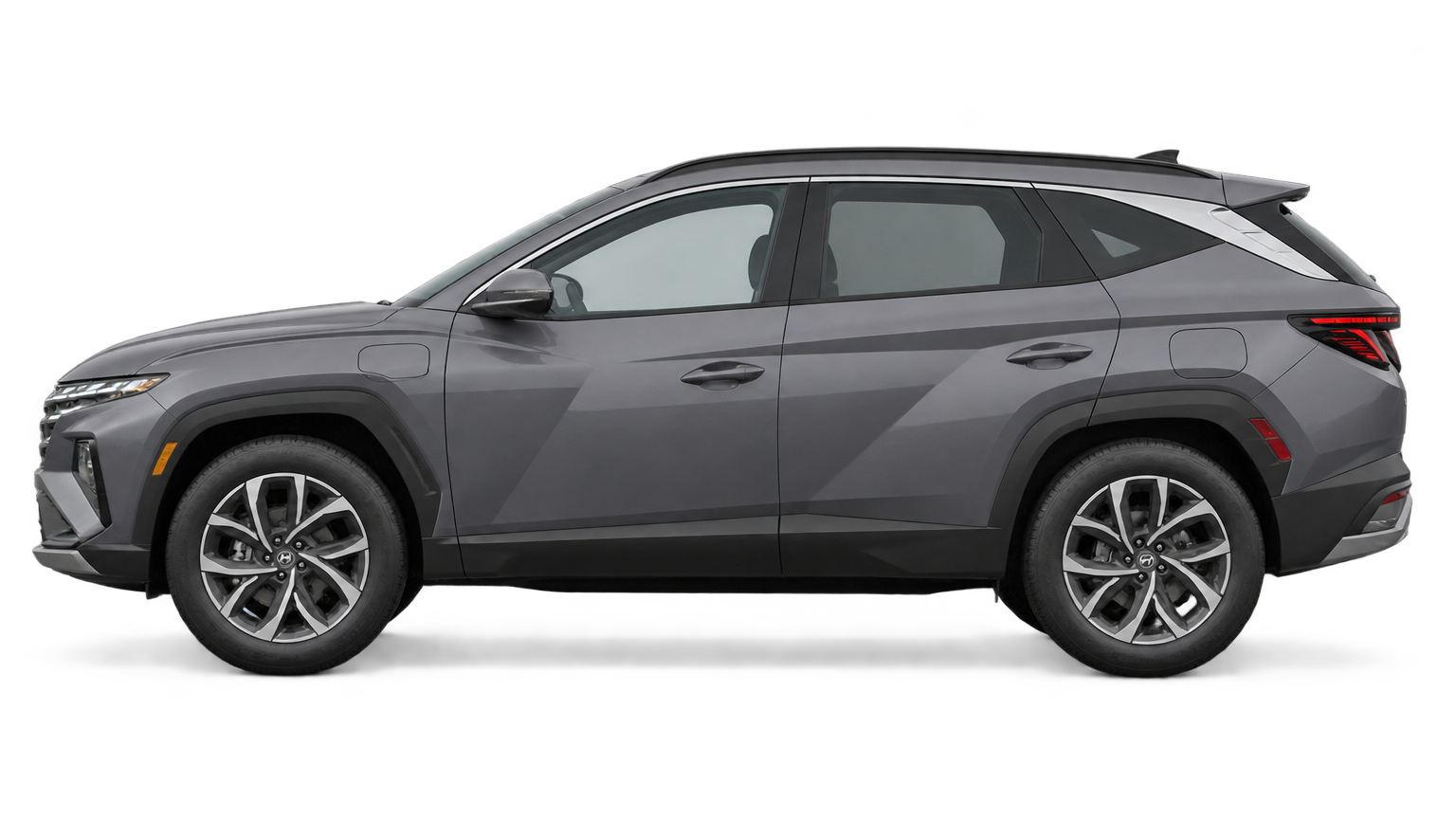 Studio illustration of a 2026 Hyundai Tucson Plug-In Hybrid; illustrative, not a photograph of this vehicle
