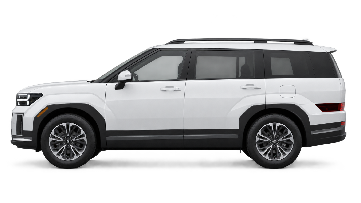 Studio illustration of a 2027 Hyundai Santa Fe; illustrative, not a photograph of this vehicle